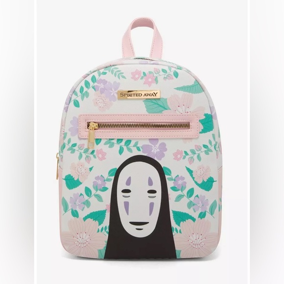 Her Universe Handbags - 🆕 Her Universe SPIRITED AWAY No-Face Floral Mini Backpack Studio Ghibli